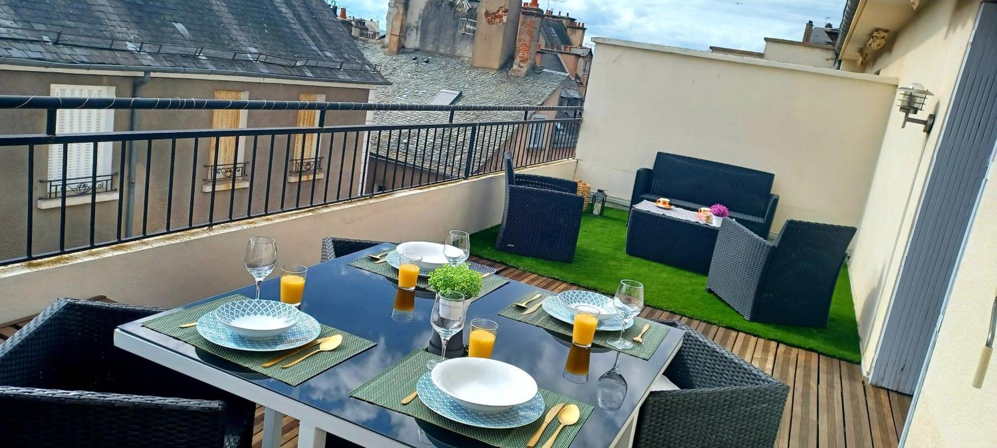 Апартаменты La Terrasse De St Amans Роде Экстерьер фото
